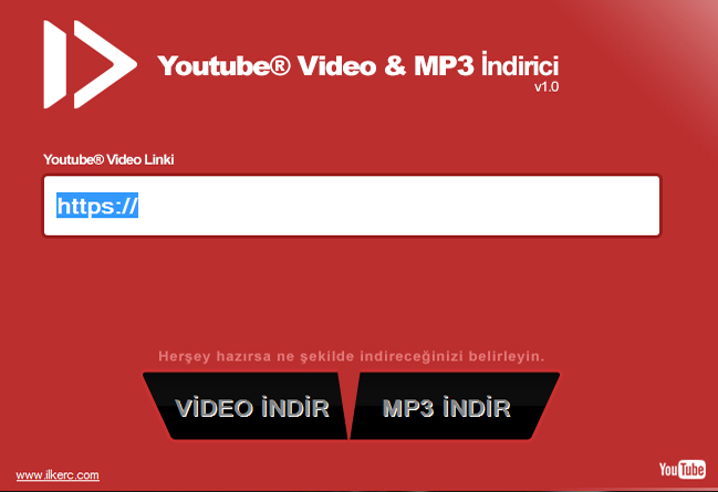 Youtube MP3 ve Video İndirici Ekran Görüntüsü